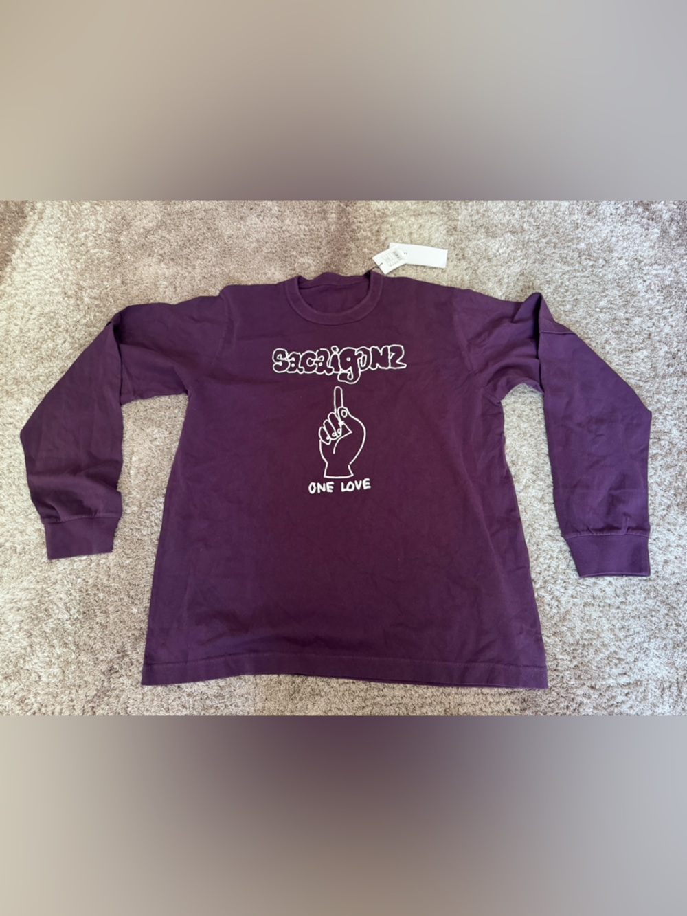 Sacai Gomez sacai Purple Gonz Edition Long Sleeve T-Shirt